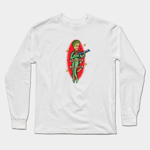 Sailor jerry Mars attacks Long Sleeve T-Shirt by yayzus